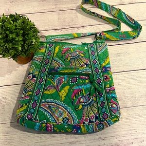 Vera Bradley Emerald Paisley Hipster